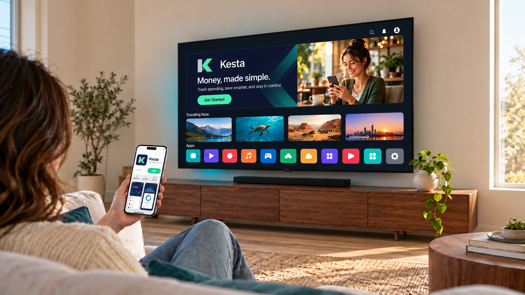 Connected television in the home