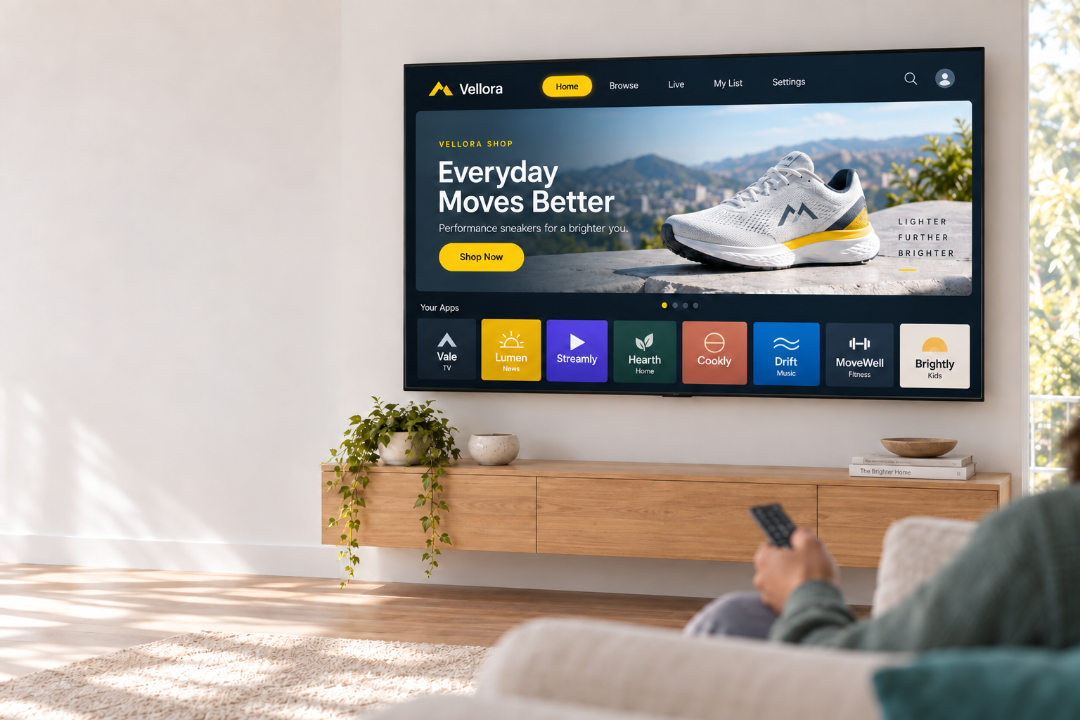 FeedTV premium home-screen advertising placement